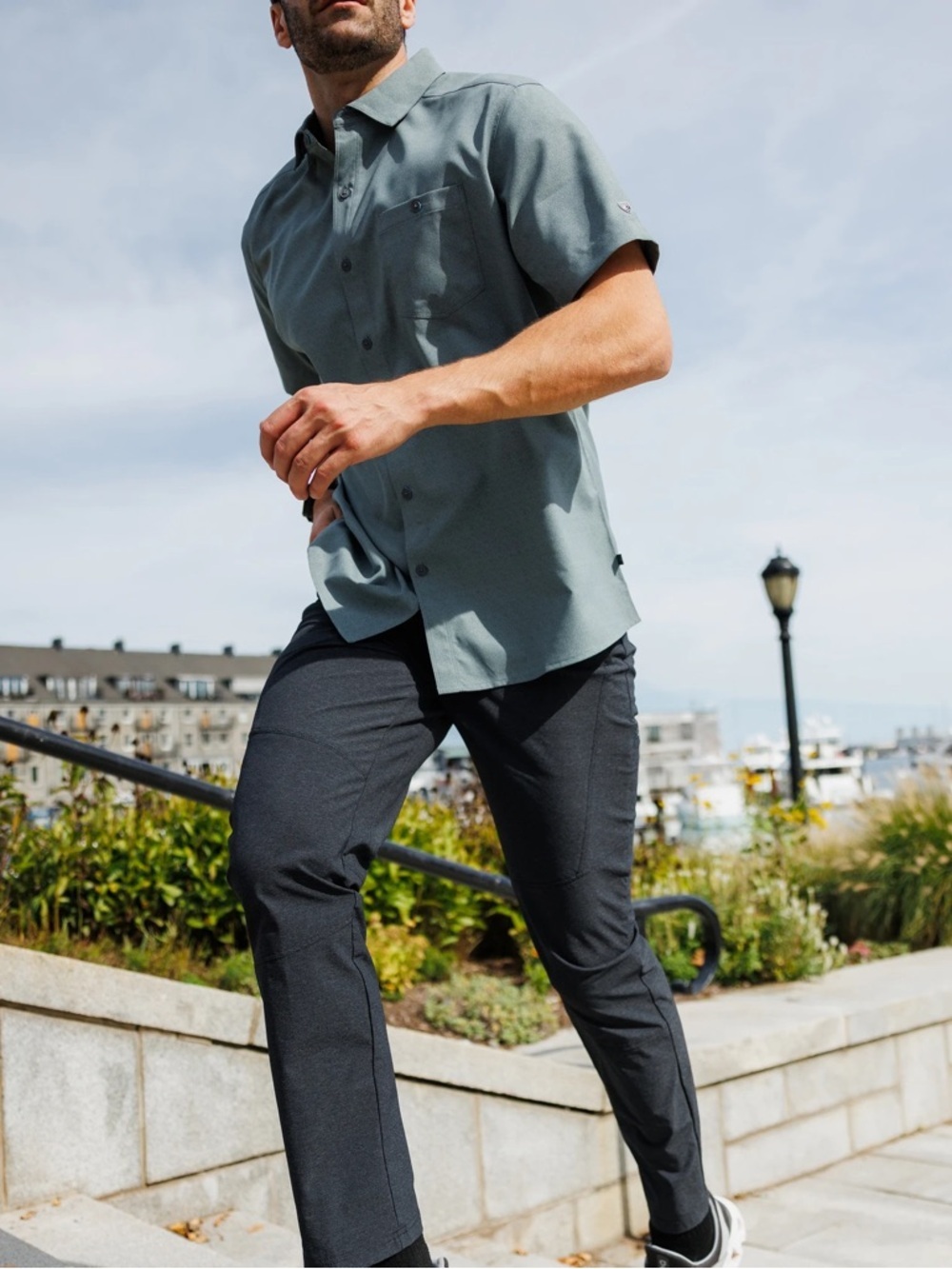 KÜHL Men’s Gray Technical Performance Travel Pants 36x32 Stretch Utility Hiking